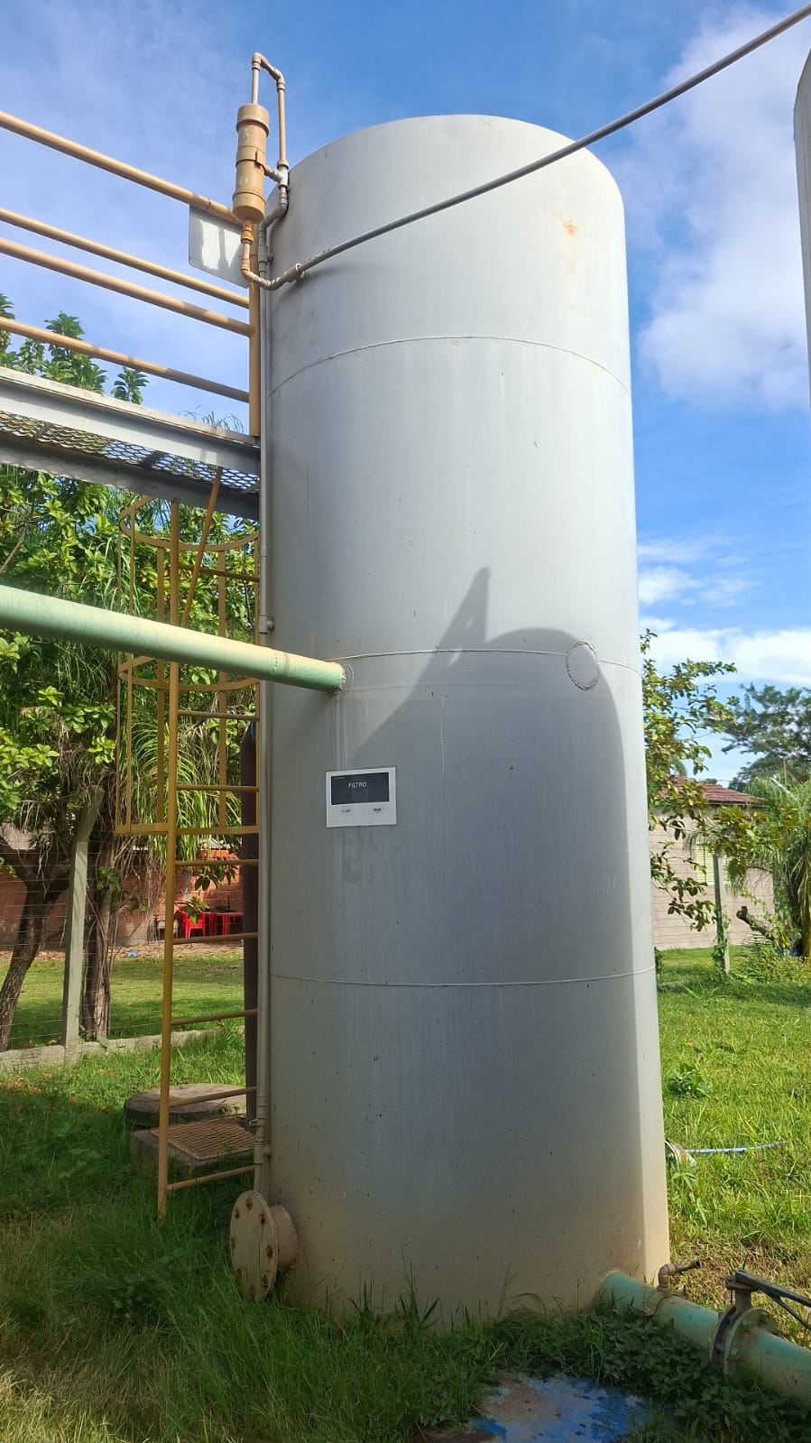Estrutura metálica industrial